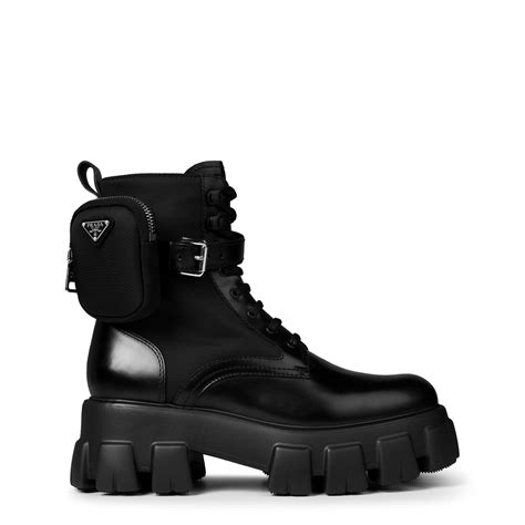 prada combat boot womens